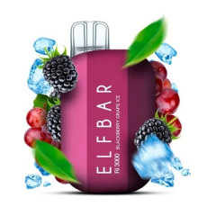 Elf Bar Ri3000 Blackberry Grape Ice (Ежевика Виноград Лед)