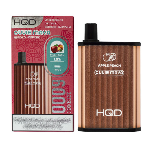 HQD Cuvie MAYA Apple Peach (hqd Куви Мая Яблоко Персик)